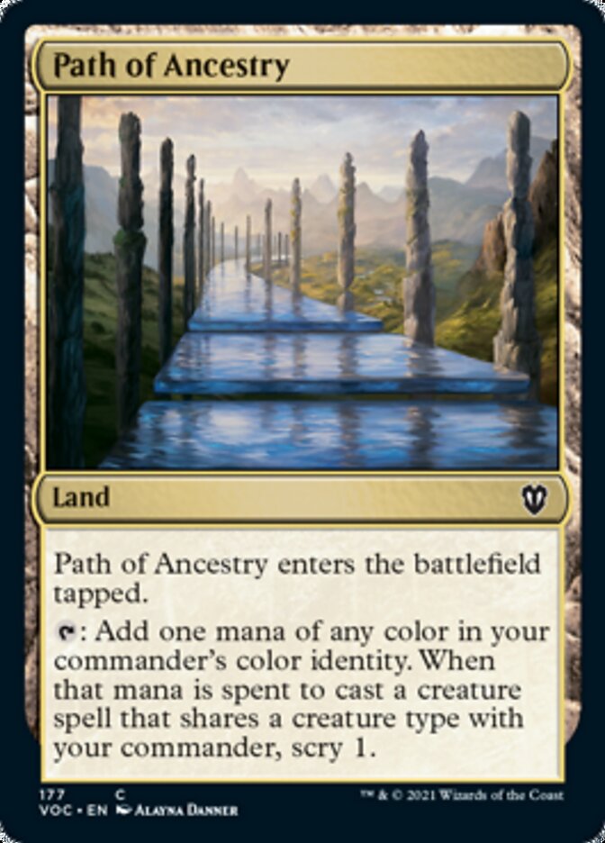 Path of Ancestry [Innistrad: Crimson Vow Commander] | Exor Games Bridgewater