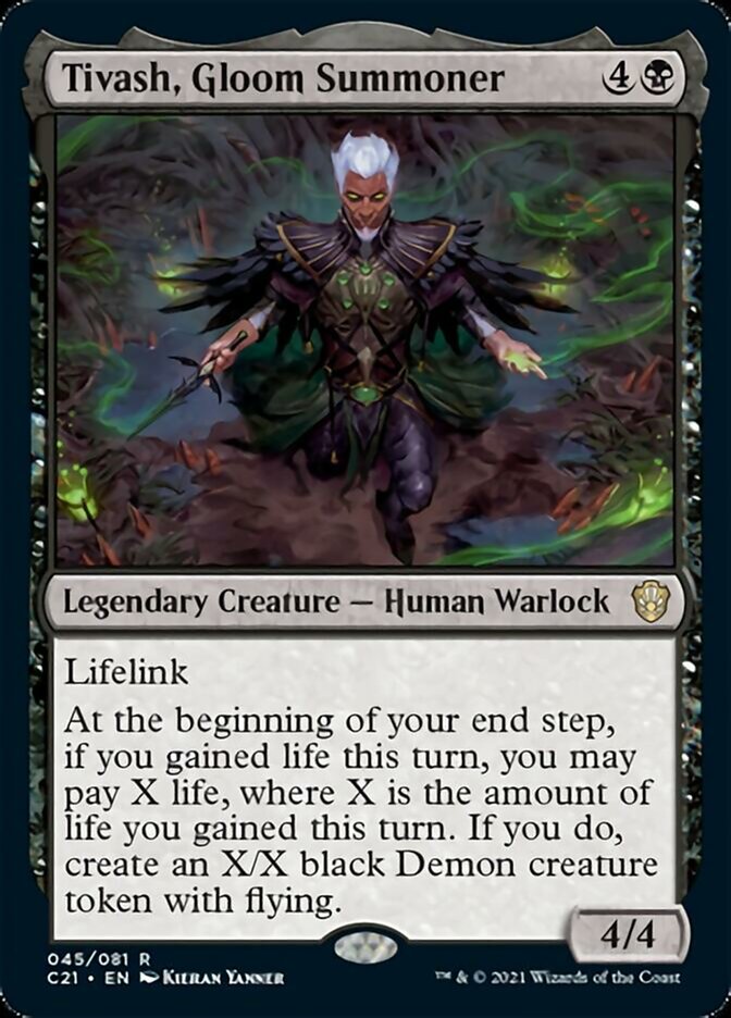 Tivash, Gloom Summoner [Commander 2021] | Exor Games Bridgewater