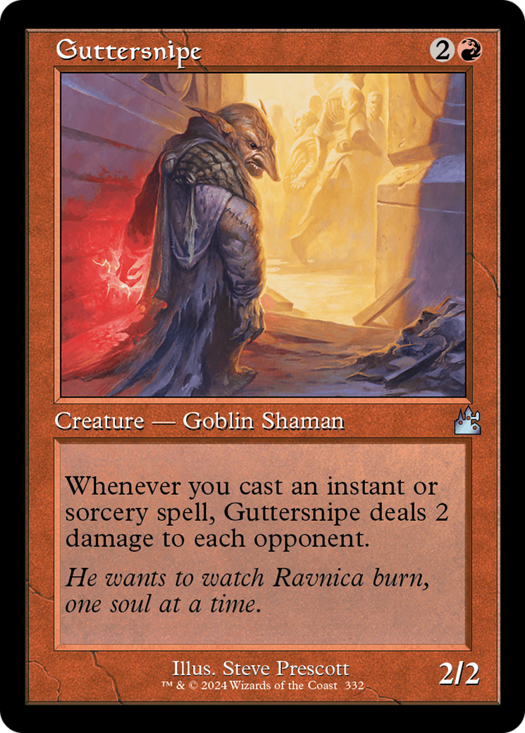 Guttersnipe (Retro Frame) [Ravnica Remastered] | Exor Games Bridgewater