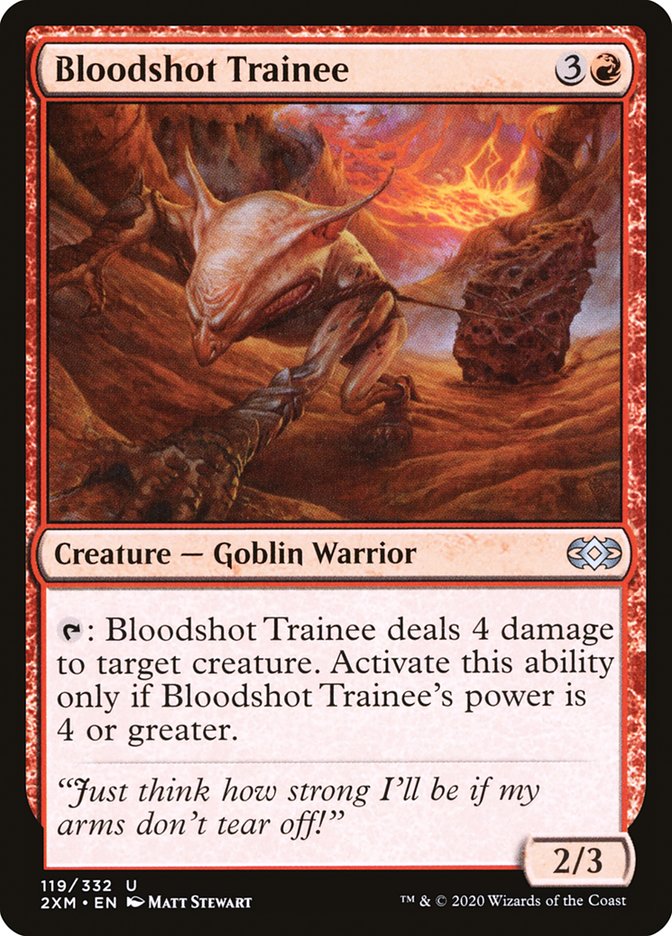 Bloodshot Trainee [Double Masters] | Exor Games Bridgewater