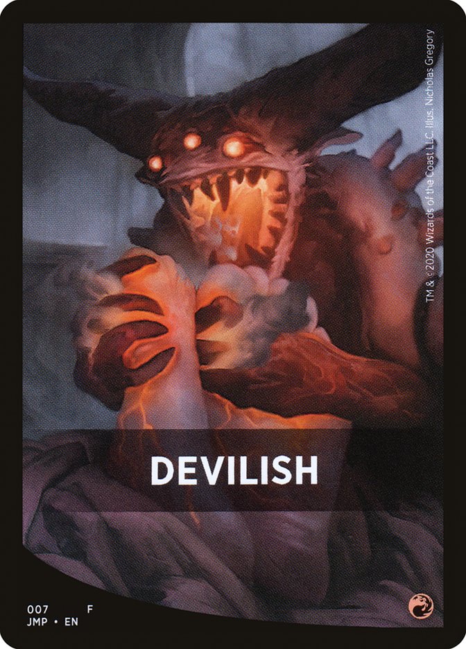 Devilish Theme Card [Jumpstart Front Cards] | Exor Games Bridgewater