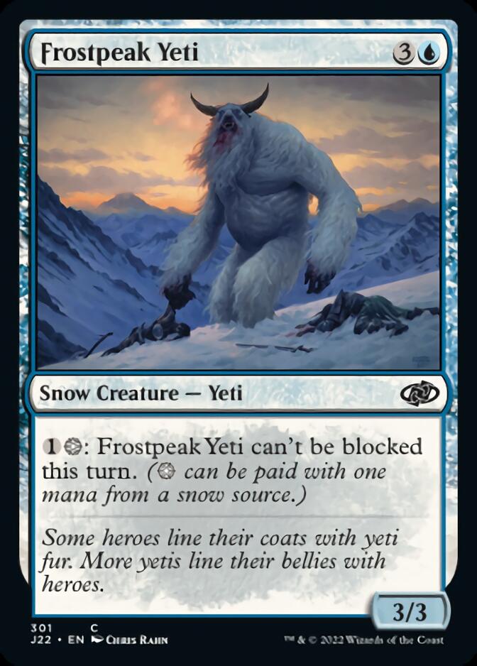 Frostpeak Yeti [Jumpstart 2022] | Exor Games Bridgewater