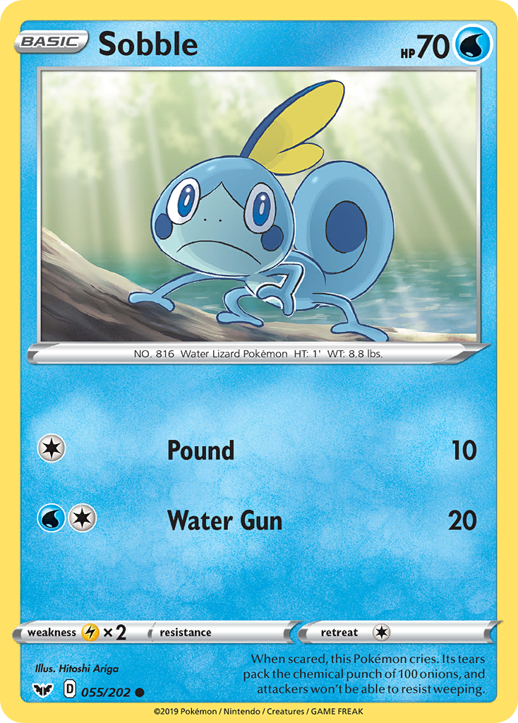 Sobble (055/202) [Sword & Shield: Base Set] | Exor Games Bridgewater