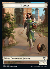 Eldrazi Spawn // Human Double-sided Token [Streets of New Capenna Commander Tokens] | Exor Games Bridgewater