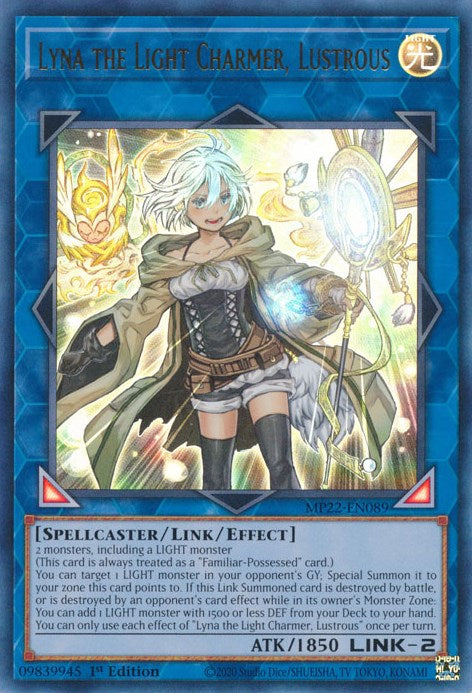 Lyna the Light Charmer, Lustrous [MP22-EN089] Ultra Rare | Exor Games Bridgewater