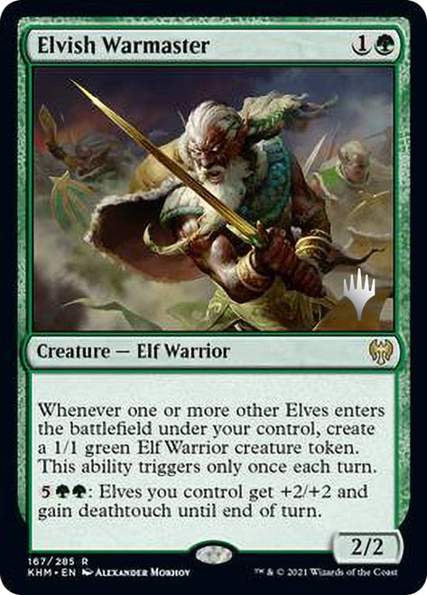 Elvish Warmaster [Kaldheim Promo Pack] | Exor Games Bridgewater