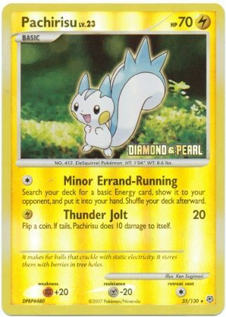 Pachirisu (35/130) [Burger King Promos: 2008 Collection] | Exor Games Bridgewater