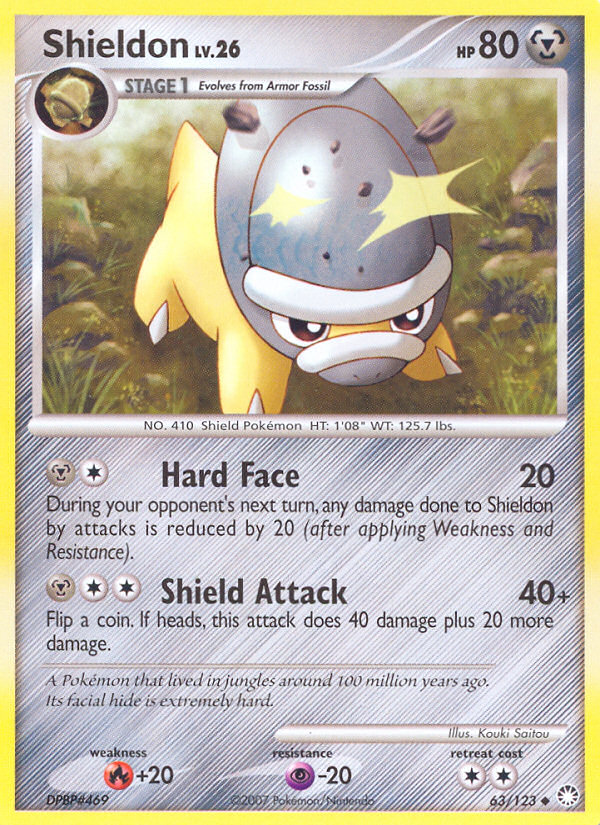 Shieldon (63/123) [Diamond & Pearl: Mysterious Treasures] | Exor Games Bridgewater