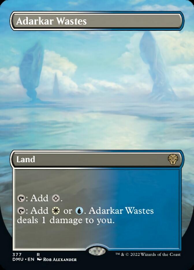 Adarkar Wastes (Borderless Alternate Art) [Dominaria United] | Exor Games Bridgewater