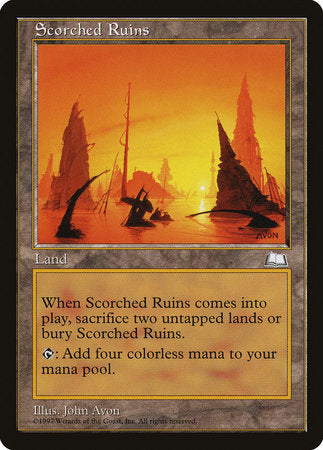 Scorched Ruins [Weatherlight] | Exor Games Bridgewater