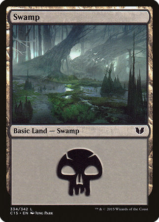 Swamp (334) [Commander 2015] | Exor Games Bridgewater