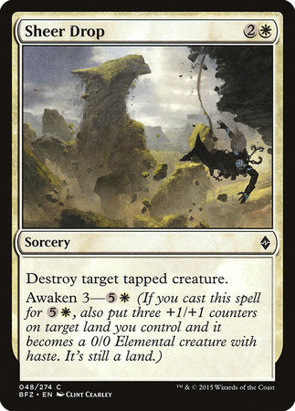 Sheer Drop [Battle for Zendikar] | Exor Games Bridgewater