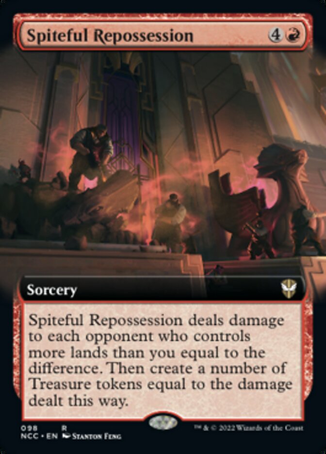 Spiteful Repossession (Extended Art) [Streets of New Capenna Commander] | Exor Games Bridgewater