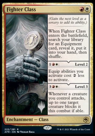 Fighter Class (Promo Pack) [Dungeons & Dragons: Adventures in the Forgotten Realms Promos] | Exor Games Bridgewater