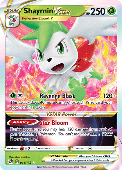 Shaymin VSTAR (014/172) [Sword & Shield: Brilliant Stars] | Exor Games Bridgewater