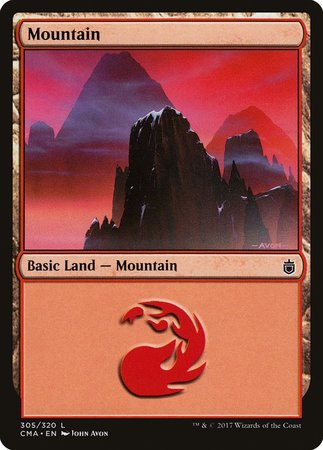 Mountain (305) [Commander Anthology] | Exor Games Bridgewater
