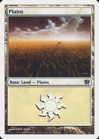 Plains (331) [Ninth Edition] | Exor Games Bridgewater