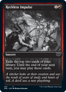 Reckless Impulse [Innistrad: Double Feature] | Exor Games Bridgewater
