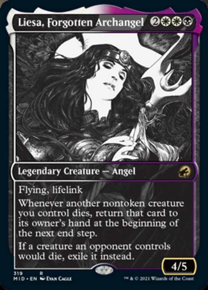 Liesa, Forgotten Archangel (Showcase Eternal Night) [Innistrad: Midnight Hunt] | Exor Games Bridgewater