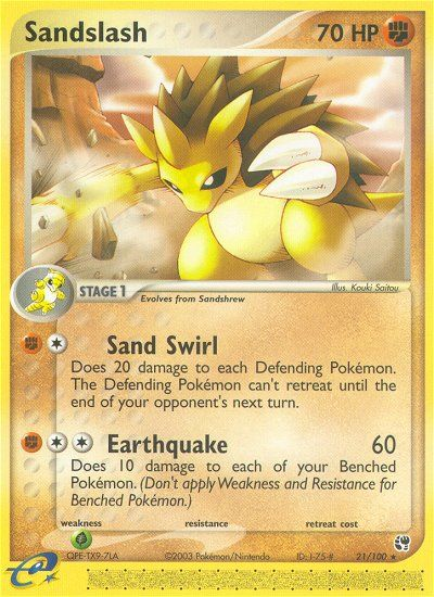 Sandslash (21/100) [EX: Sandstorm] | Exor Games Bridgewater