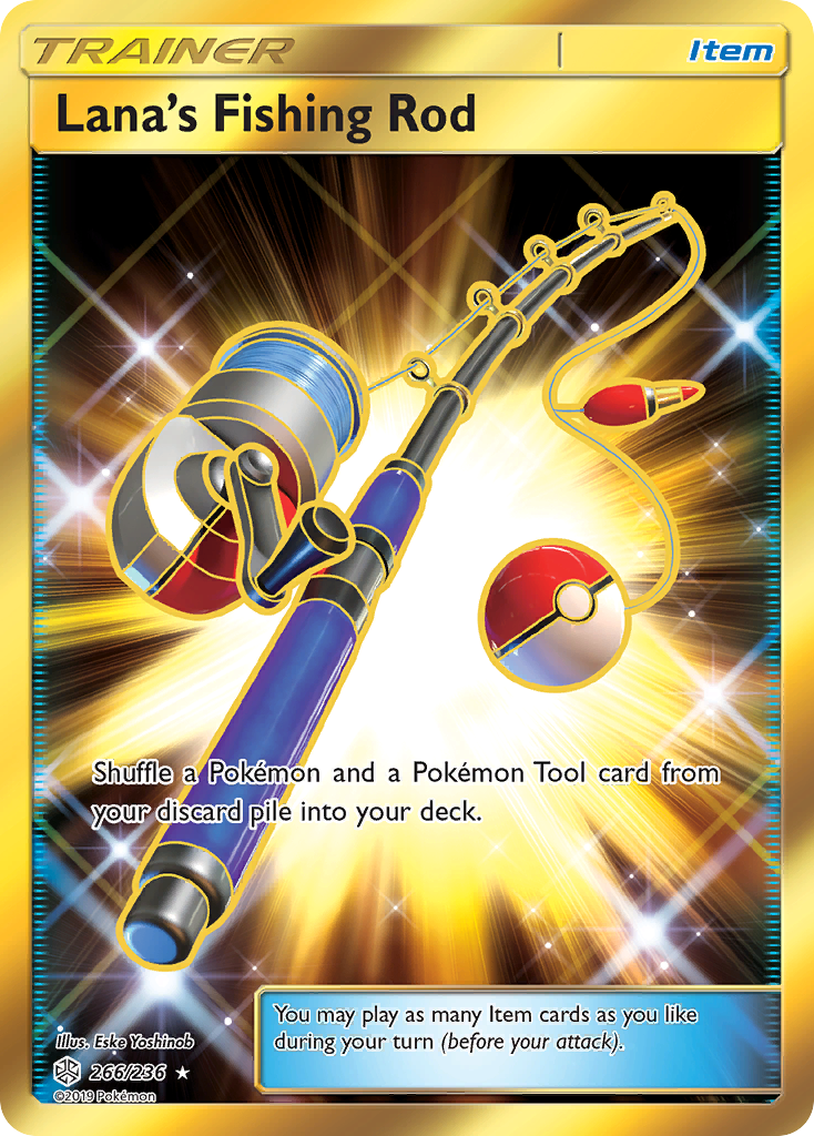 Lana's Fishing Rod (266/236) [Sun & Moon: Cosmic Eclipse] | Exor Games Bridgewater