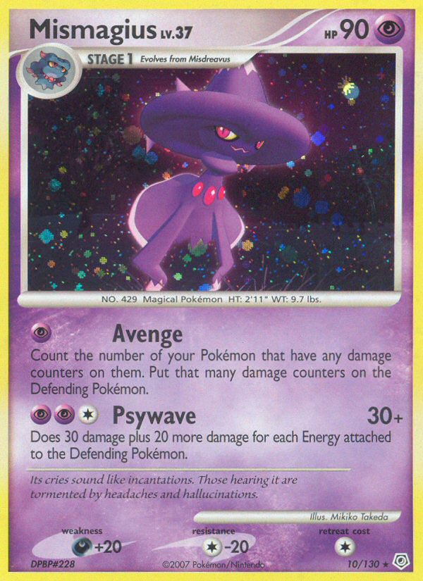 Mismagius (10/130) [Diamond & Pearl: Base Set] | Exor Games Bridgewater