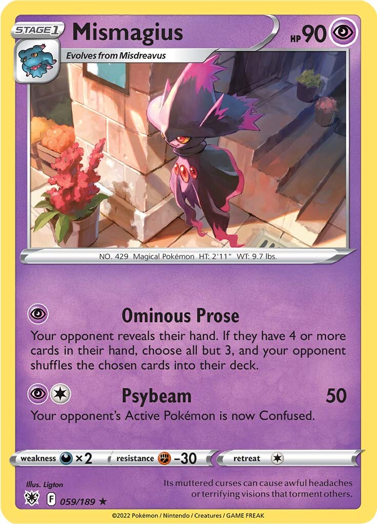 Mismagius (059/189) [Sword & Shield: Astral Radiance] | Exor Games Bridgewater