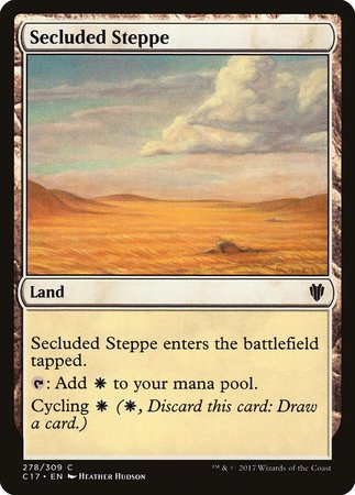 Secluded Steppe [Commander 2017] | Exor Games Bridgewater