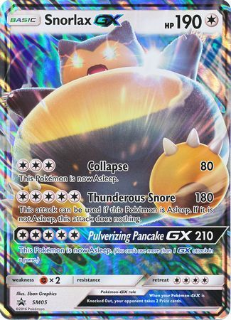 Snorlax GX (SM05) (Jumbo Card) [Sun & Moon: Black Star Promos] | Exor Games Bridgewater