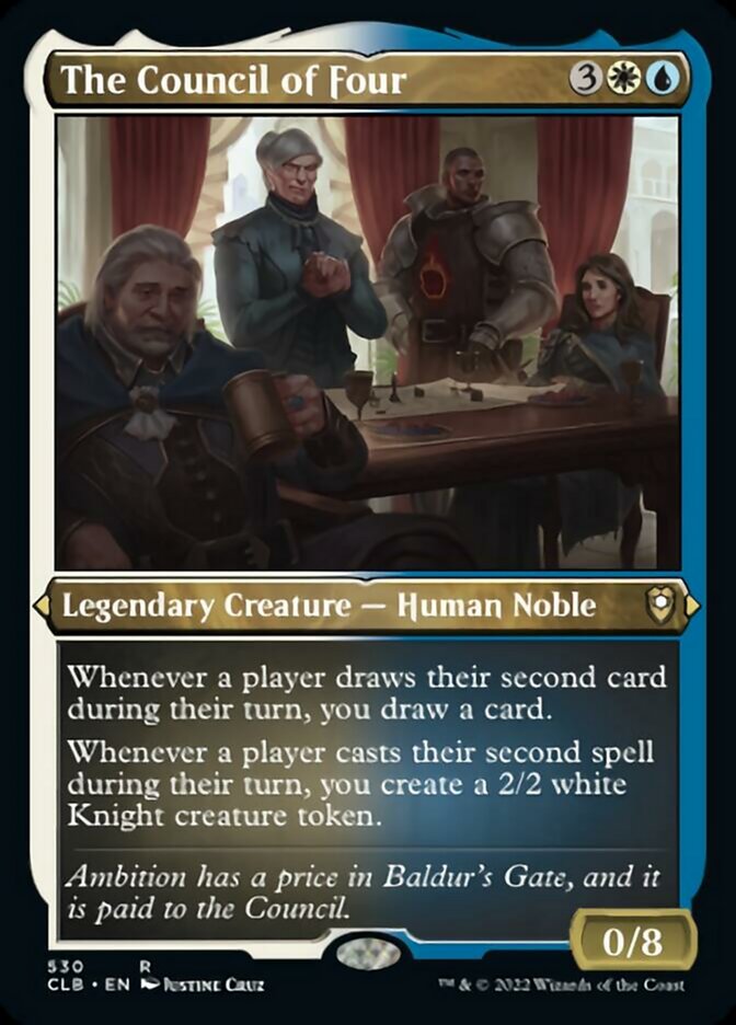 The Council of Four (Foil Etched) [Commander Legends: Battle for Baldur's Gate] | Exor Games Bridgewater