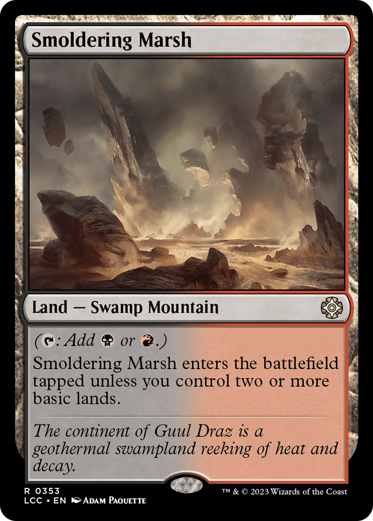 Smoldering Marsh [The Lost Caverns of Ixalan Commander] | Exor Games Bridgewater