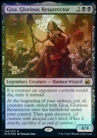 Gisa, Glorious Resurrector [Innistrad: Midnight Hunt Prerelease Promos] | Exor Games Bridgewater