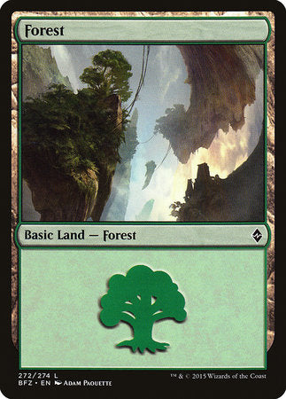 Forest (272) [Battle for Zendikar] | Exor Games Bridgewater