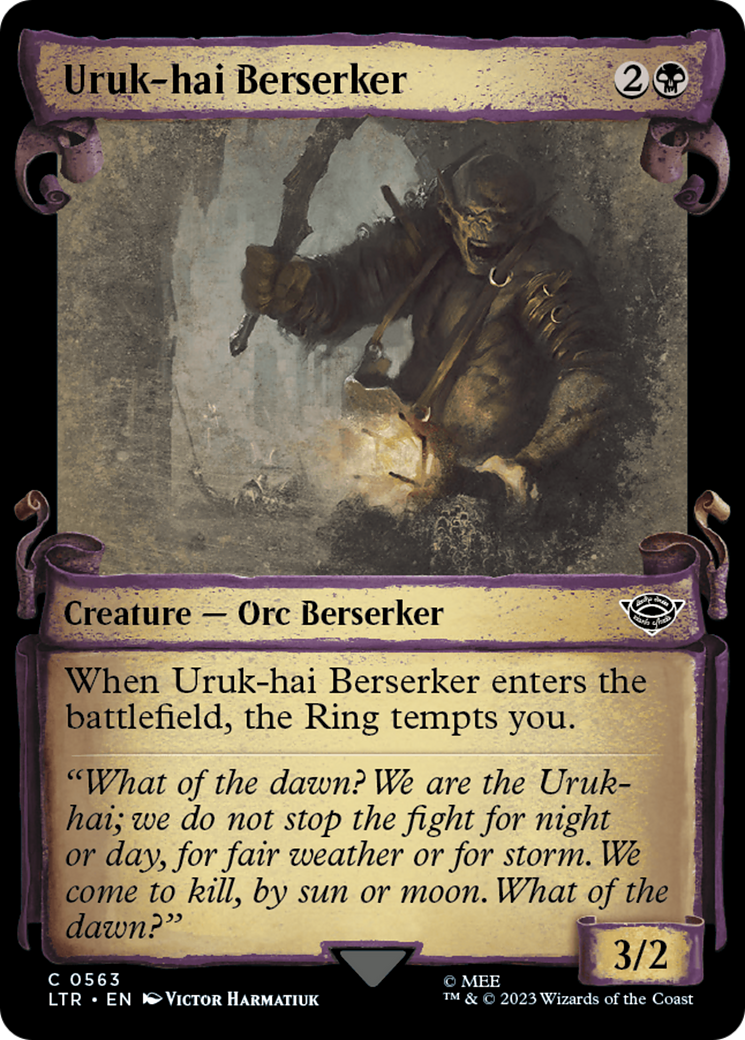 Uruk-hai Berserker [The Lord of the Rings: Tales of Middle-Earth Showcase Scrolls] | Exor Games Bridgewater