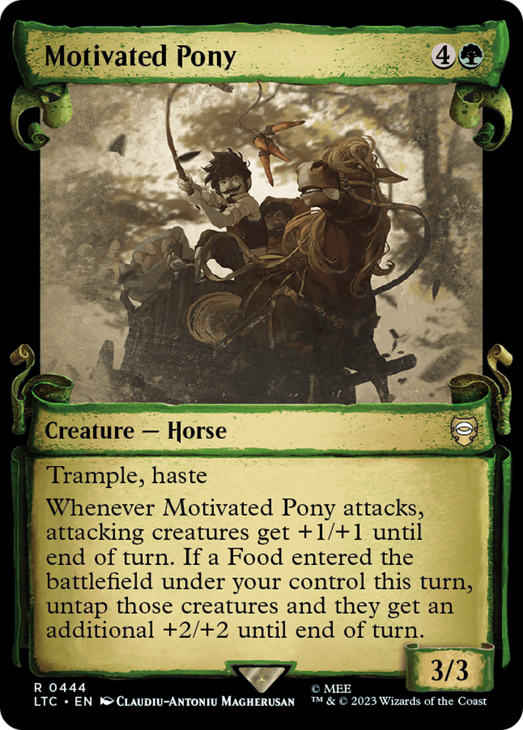 Motivated Pony [The Lord of the Rings: Tales of Middle-Earth Commander Showcase Scrolls] | Exor Games Bridgewater