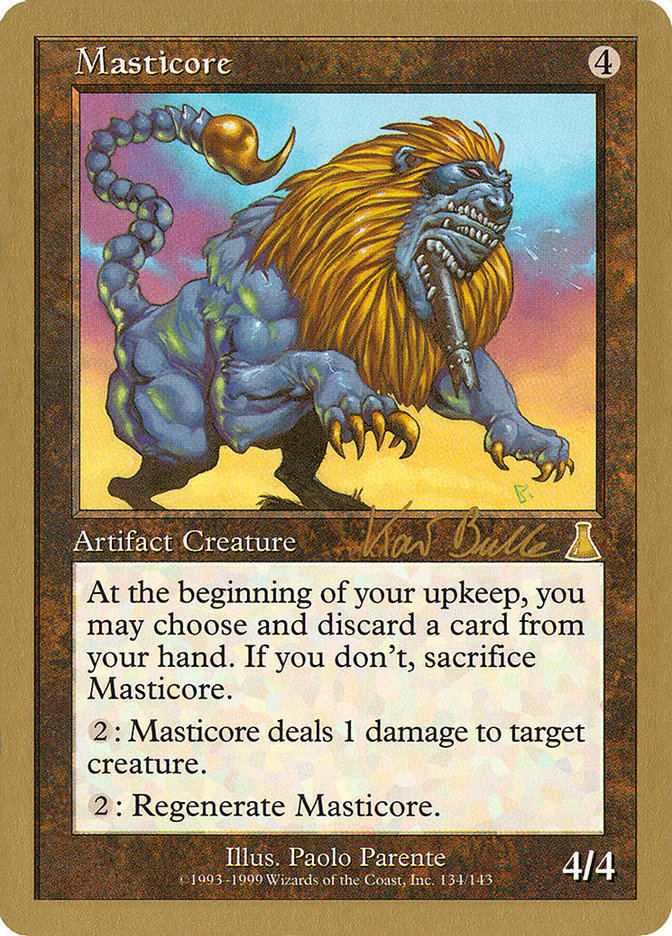 Masticore (Kai Budde) [World Championship Decks 1999] | Exor Games Bridgewater