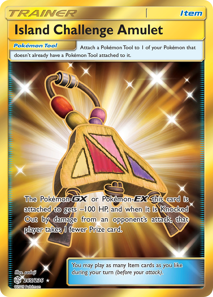 Island Challenge Amulet (265/236) [Sun & Moon: Cosmic Eclipse] | Exor Games Bridgewater