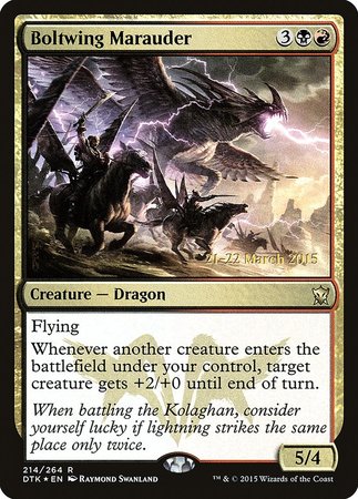 Boltwing Marauder [Dragons of Tarkir Promos] | Exor Games Bridgewater