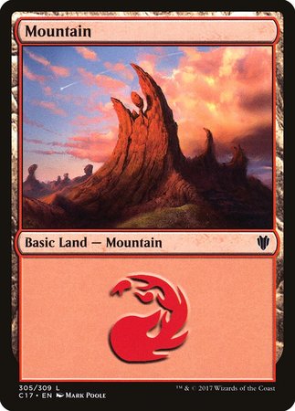 Mountain (305) [Commander 2017] | Exor Games Bridgewater