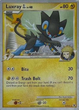 Luxray GL LV.48 (9/111) (Happy Luck - Mychael Bryan) [World Championships 2010] | Exor Games Bridgewater