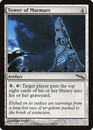 Tower of Murmurs [Mirrodin] | Exor Games Bridgewater