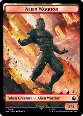 Soldier // Alien Warrior Double-Sided Token [Doctor Who Tokens] | Exor Games Bridgewater