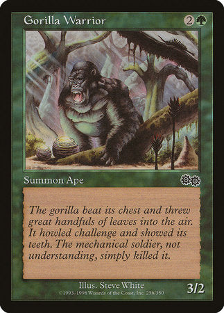 Gorilla Warrior [Urza's Saga] | Exor Games Bridgewater