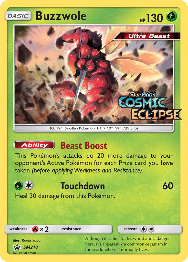 Buzzwole (SM218) [Sun & Moon: Black Star Promos] | Exor Games Bridgewater