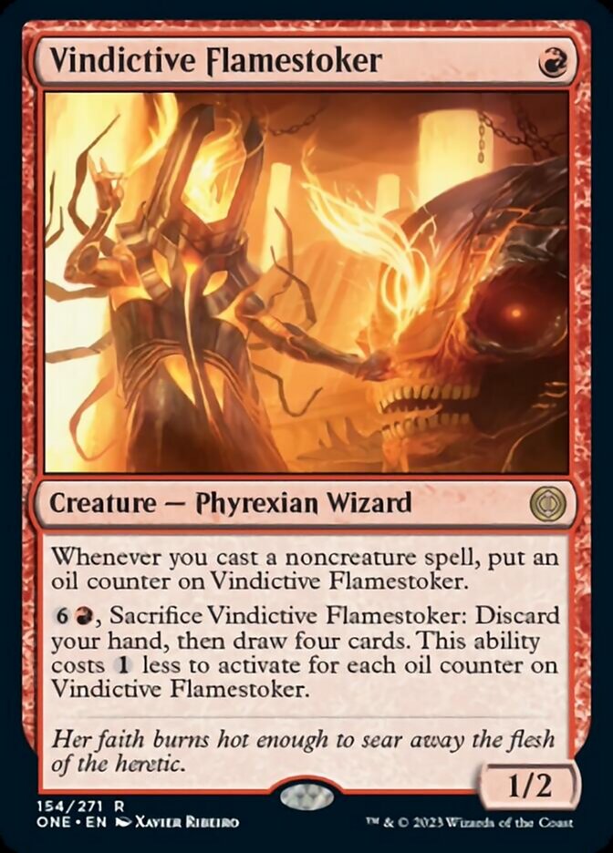 Vindictive Flamestoker [Phyrexia: All Will Be One] | Exor Games Bridgewater