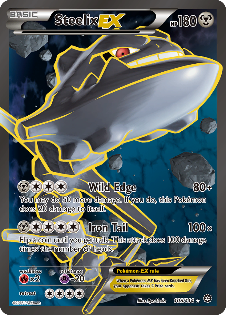 Steelix EX (108/114) [XY: Steam Siege] | Exor Games Bridgewater