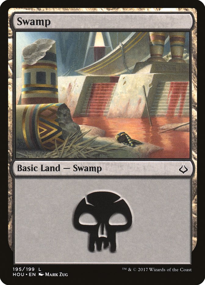 Swamp (195) [Hour of Devastation] | Exor Games Bridgewater