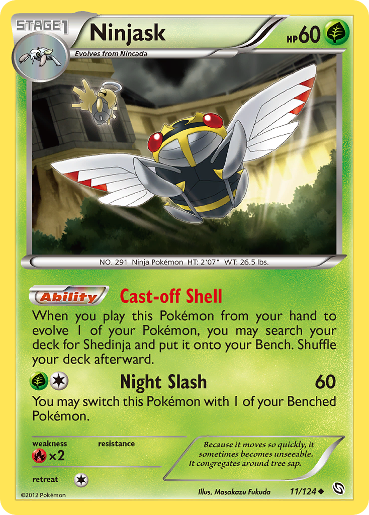 Ninjask (11/124) [Black & White: Dragons Exalted] | Exor Games Bridgewater