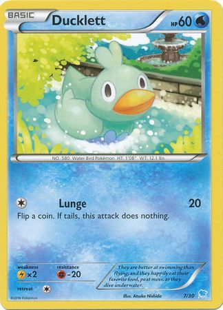 Ducklett (7/30) [XY: Trainer Kit 3 - Suicune] | Exor Games Bridgewater