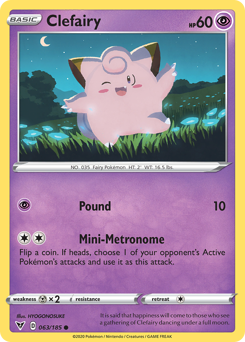 Clefairy (063/185) [Sword & Shield: Vivid Voltage] | Exor Games Bridgewater